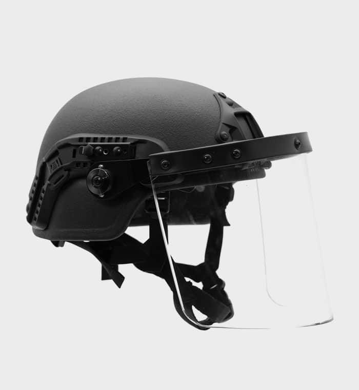 anti-riot-ballistic-visor-levelIIIA4a-4 Anti-Riot Ballistic Visor for Tactical Helmet