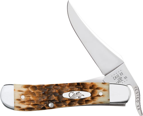 00260C_1.jpg CASE KNIVES AMBER BONE PEACH