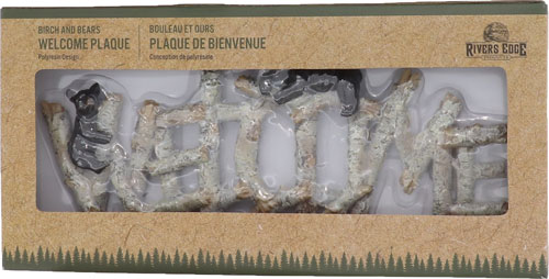 RIVERS EDGE BIRCH BEAR WELCOME
